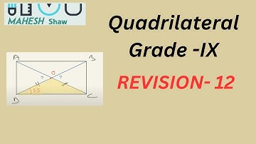 How to Find the Angle Between Rectangle Diagonals. #quadrilateralsclass9 #mathsclass9