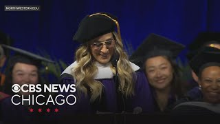 Sarah Jessica Parker addresses Northwestern University graduates