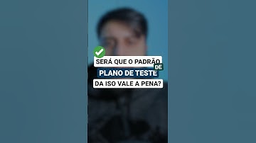Seguir o padrão ISO do plano de TESTE vale a pena? 🤔 #shorts #qa #testedesoftware