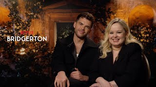 BRIDGERTON Season 3 SPOILER Interview! Nicola Coughlan & Luke Newton talk about the Carriage Scene!