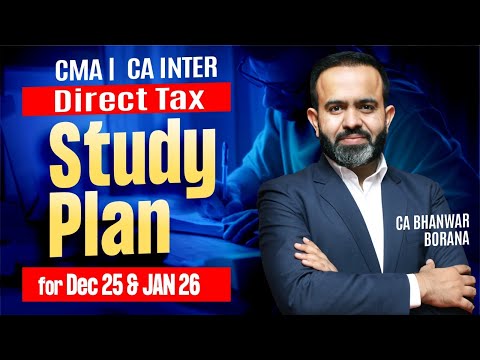 Ca/cma Inter Dt Revision Plan Dec 25 & Jan 26