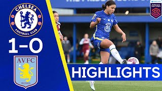 Chelsea 1-0 Aston Villa | Kerr At The Death With 50th Blues Goal | Women’s Super League Highlights