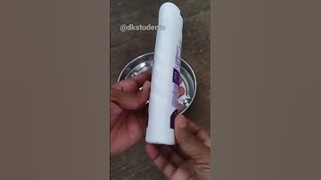 Paper vs shampoo  #scienceexperiment #shorts