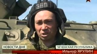 БТР-82А: боевая стрельба в Чечне (учения). Военая техника
