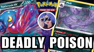 Toxicroak ex + Muk Deck || Pokémon TCG Live || Paldean Fates
