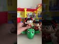Green turtle and nezha #viralvideo #satisfyling #fun