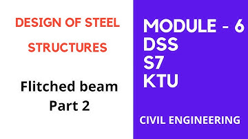 Civil engineering dss s7 ktu Module 6 part 5..flitched beam part 2