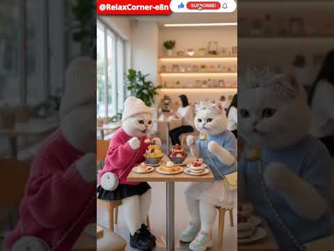Cats like desserts, do you?貓咪們喜歡甜品，你呢？ #desserts #funny #cat #foodrecipe #fashion