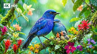 🐦 تغريد الطيور تحت المطر 🌧️ موسيقى بيانو هادئة لتخفيف التوتر العميق screenshot 4