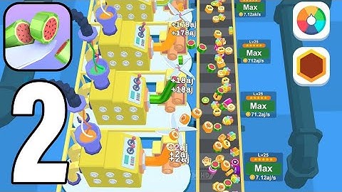 Idle Candy Factory - Gameplay Walkthrough Part 2 Tutorial Making Candy (Android,iOS)