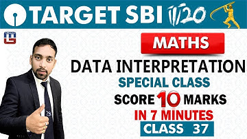 SBI Clerk Prelims 2018 | Data Interpretation | Maths | Live At 10 am | Class - 37