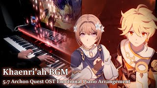 Download Lagu Khaenri'ah BGM from 5.7 Archon Quest/Genshin Impact Emotional Piano Arrangement (Sheet) MP3