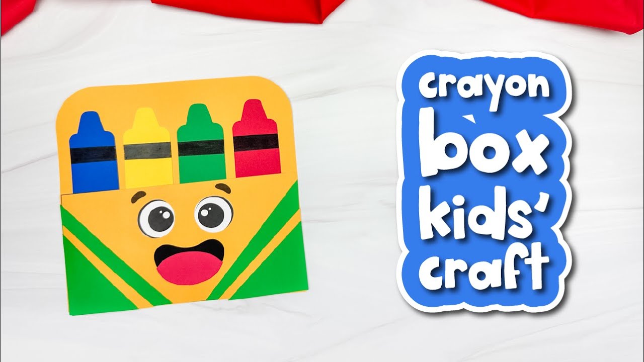 Crayon Box Craft For Kids 