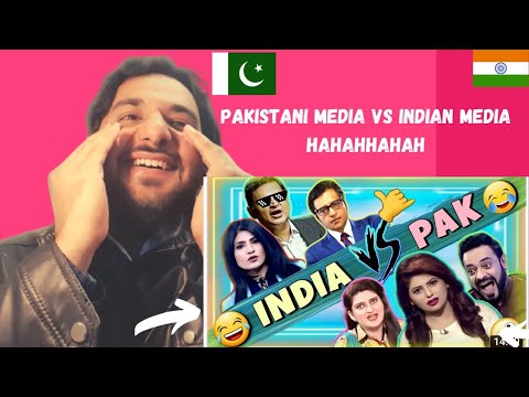 Indian Media Vs Pakistani Media Funny Fight News Anchors Best Viral Thug Life Hilarious Roast React