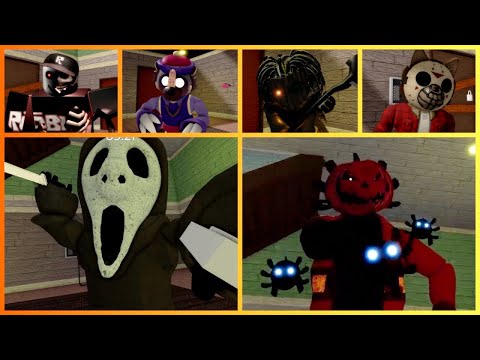 EVERY PIGGY COMMUNITY SKINS JUMPSCARES UPDATED THE PSYCHO THE WHISPER