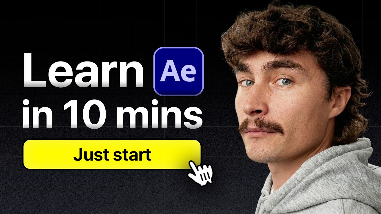 After Effects Lessons Learn After Effects In 10 Minutes (Beginner Tutorial) - YouTube