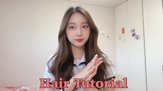 Hair Tutorial•HOW I CURL MY HAIR‍♀ WITH A FLAT IRON