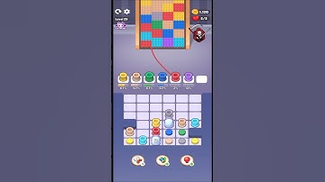 Color Knitzy Level 29 - Super Fun Color Puzzle Game - @GamesislandSK