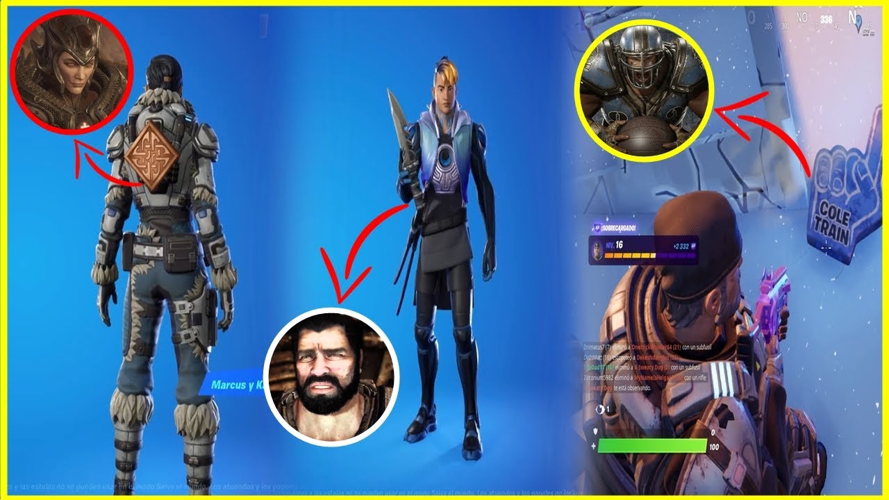 Todas las Curiosidades Y Referencias Hacía Gears of war x Fortnite