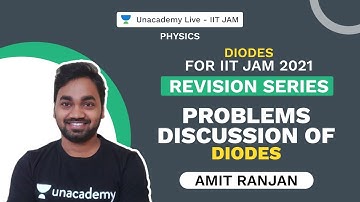 Diodes  For IIT JAM 2021 || Revision Series|| Problems discussion of Diodes