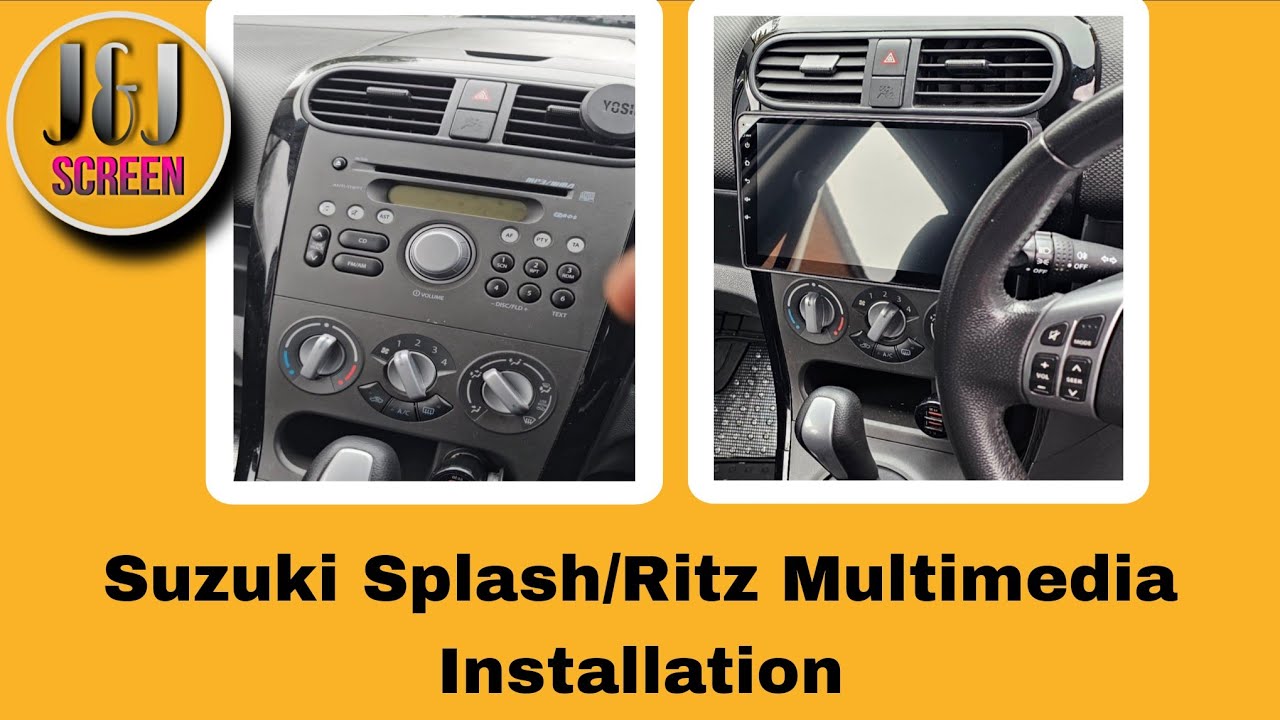 Multimedia(Android)Installation for Suzuki Splash/Ritz.