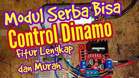 Modul Ajaib. Cara termudah Kontrol Motor DC . Tutorial module H-Bridge L298 PWM