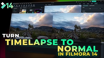 Convert Time-Lapse to Normal Speed in Filmora 14 (Step-by-Step)