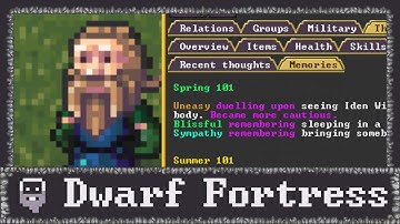 Dwarf Fortress - Steam News - Dwarven Character Sheets Explained