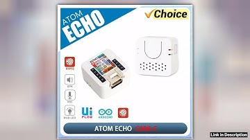 M5Stack ATOM Echo programmable AI smart speaker with builtin ESP32 Bluetooth WiFi Internet of Thing