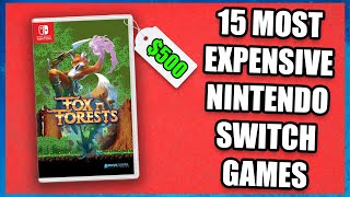 The 15 MOST EXPENSIVE Nintendo Switch Games Of All Time