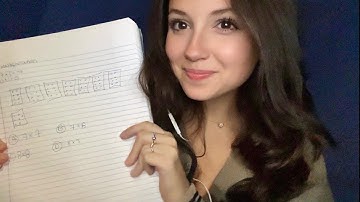 ASMR not-very-smart math tutor (super realistic)