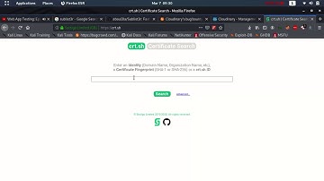 Certificate Search | crt.sh | Certificate Fingerprint | crt.sh ID