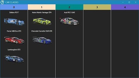irSidekick AiEdit - Car Classes Tutorial