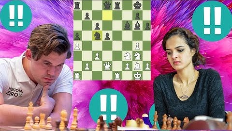 Crazy chess game 21 | Magnus Carlsen vs Tania Sachdev 6