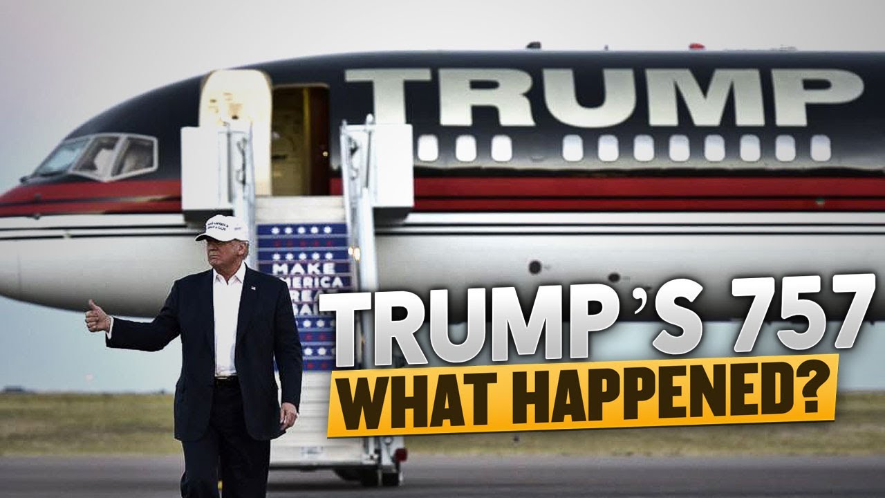 What Happened To Donald Trump's $100 Million Private 757? - Youtube