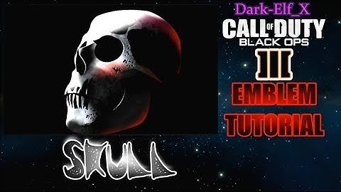 Black Ops 3 Emblem - Skull (Darkelf X) Call of Duty