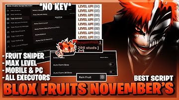 Blox Fruits Script *NO KEY* – Fruit Rain, Any Fruit in Stock, Fruit Sniper & Max Level Fast Farm! 🐲⚡