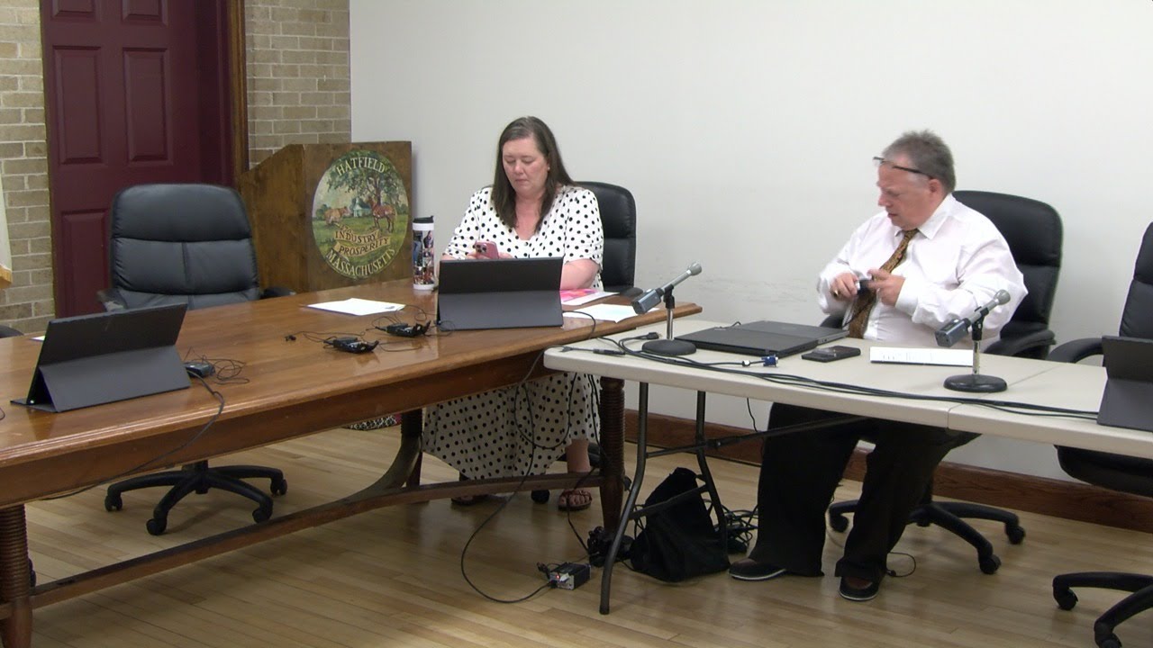 Town of Hatfield MA, School Committee, June 12, 2023 YouTube