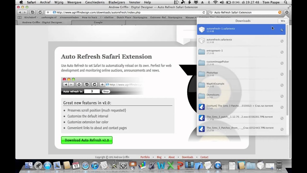 auto refresh safari browser