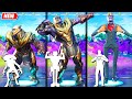 THANOS Coming Back in Fortnite and doing all Built-In Emotes!..