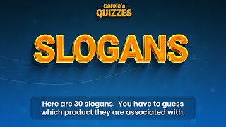 Famous BRANDs Slogans Trivia Quiz : Can You Guess These Brand Names?