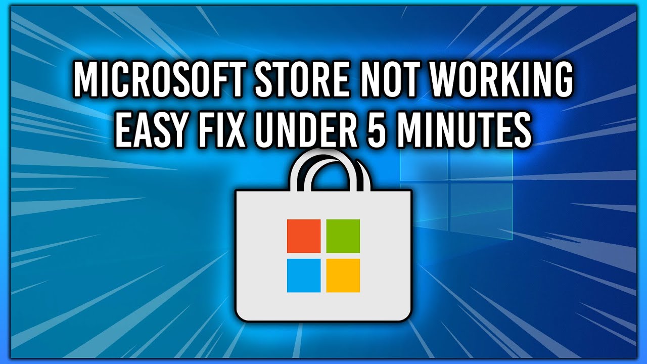 How To Fix Microsoft Store Not Working on Windows 10 Problem - YouTube