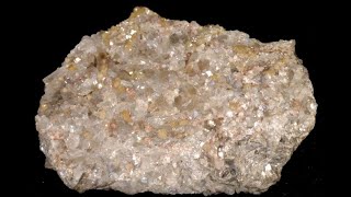 Scheelite With Quartz, Zinnwald-Cínovec Mining Region, Ore Mountains, Europe