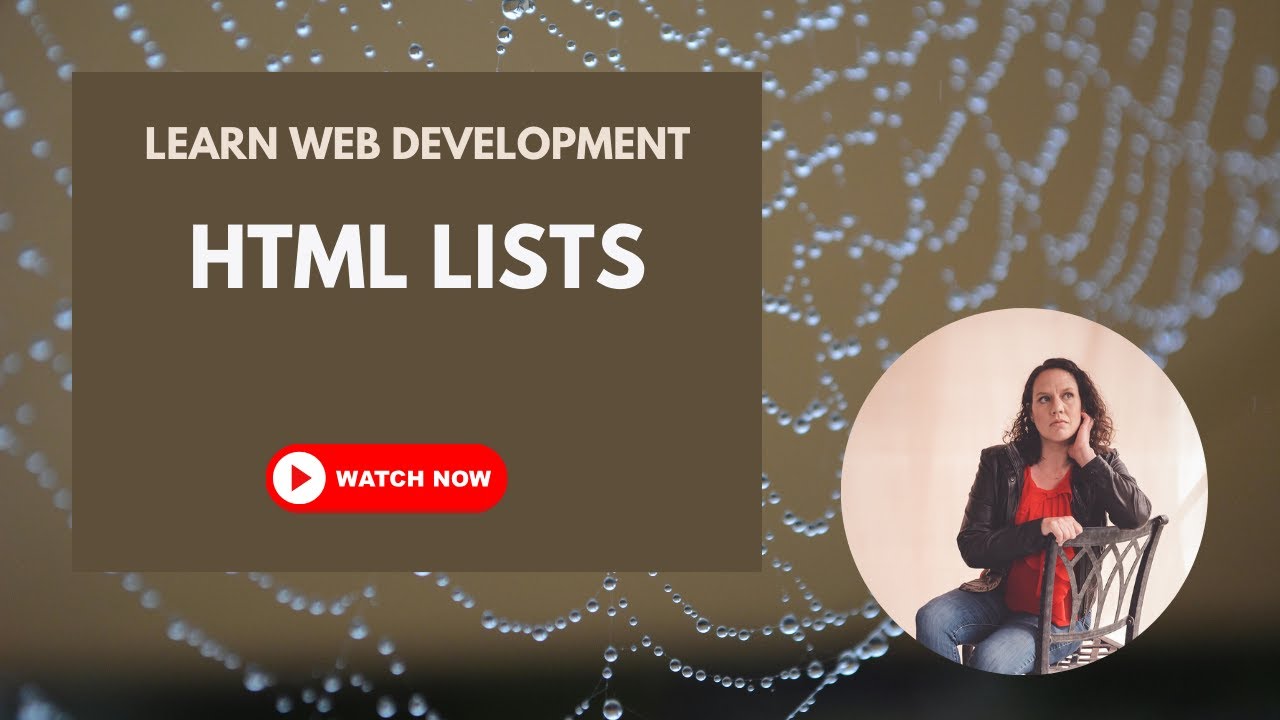 Learn HTML: Unordered Lists, Ordered Lists and Nested Lists - YouTube