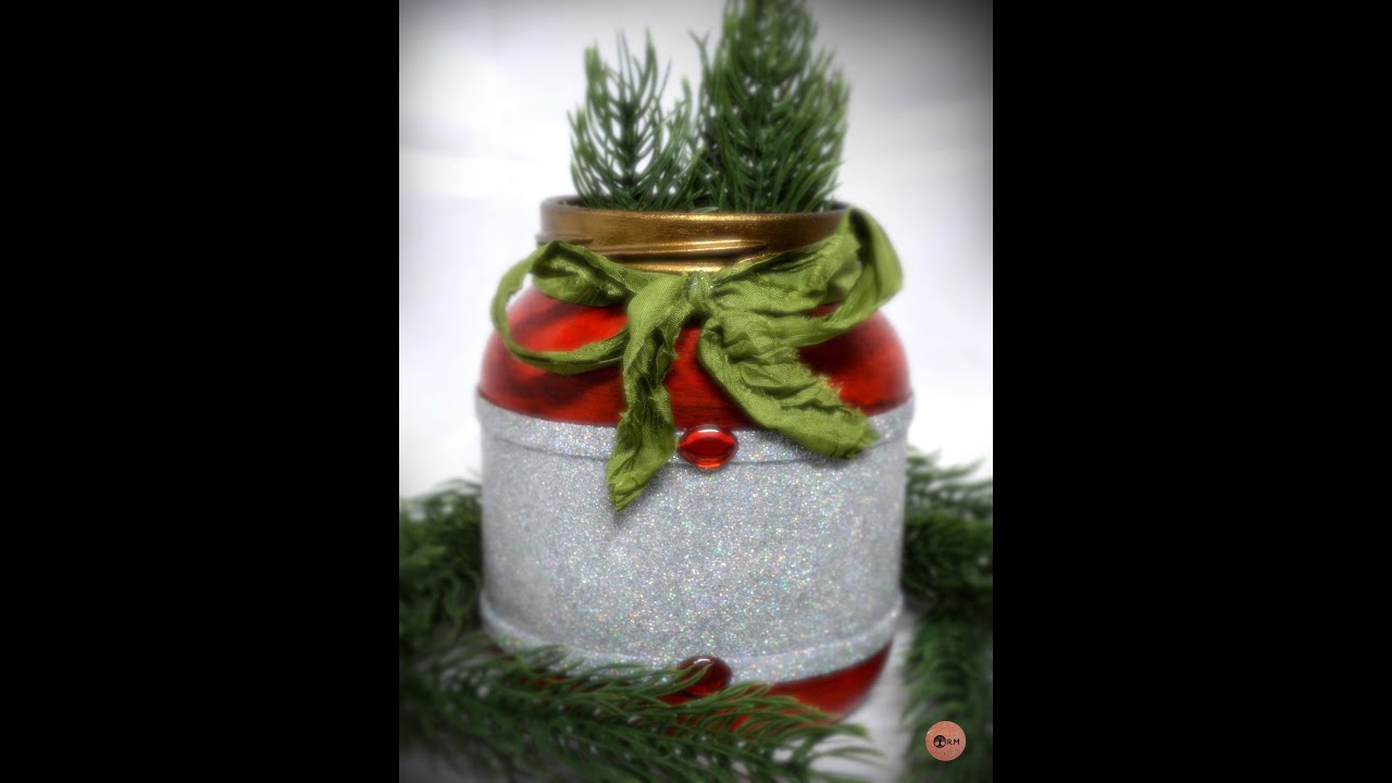 Sklenka decoupage vintage