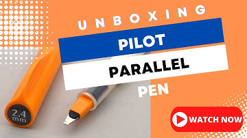 Pilot Parallel Pen Unboxing | Best Calligraphy tool for Artist | 2.4mm Calligraphy Pen
