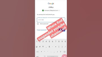 Suspended youtube url kaise nikale