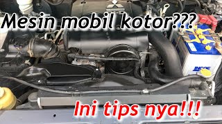 Cara MUDAH membersihkan ruang mesin pada mobil MJM lampung