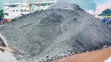 Continuous Collapse!Video Of Ship Unloading And Decompression | Relaxing video