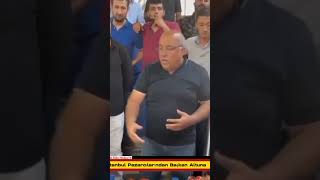 İstanbul Pazarcılar Ak Parti Belediye Başkanına Büyük Tepki Şfet